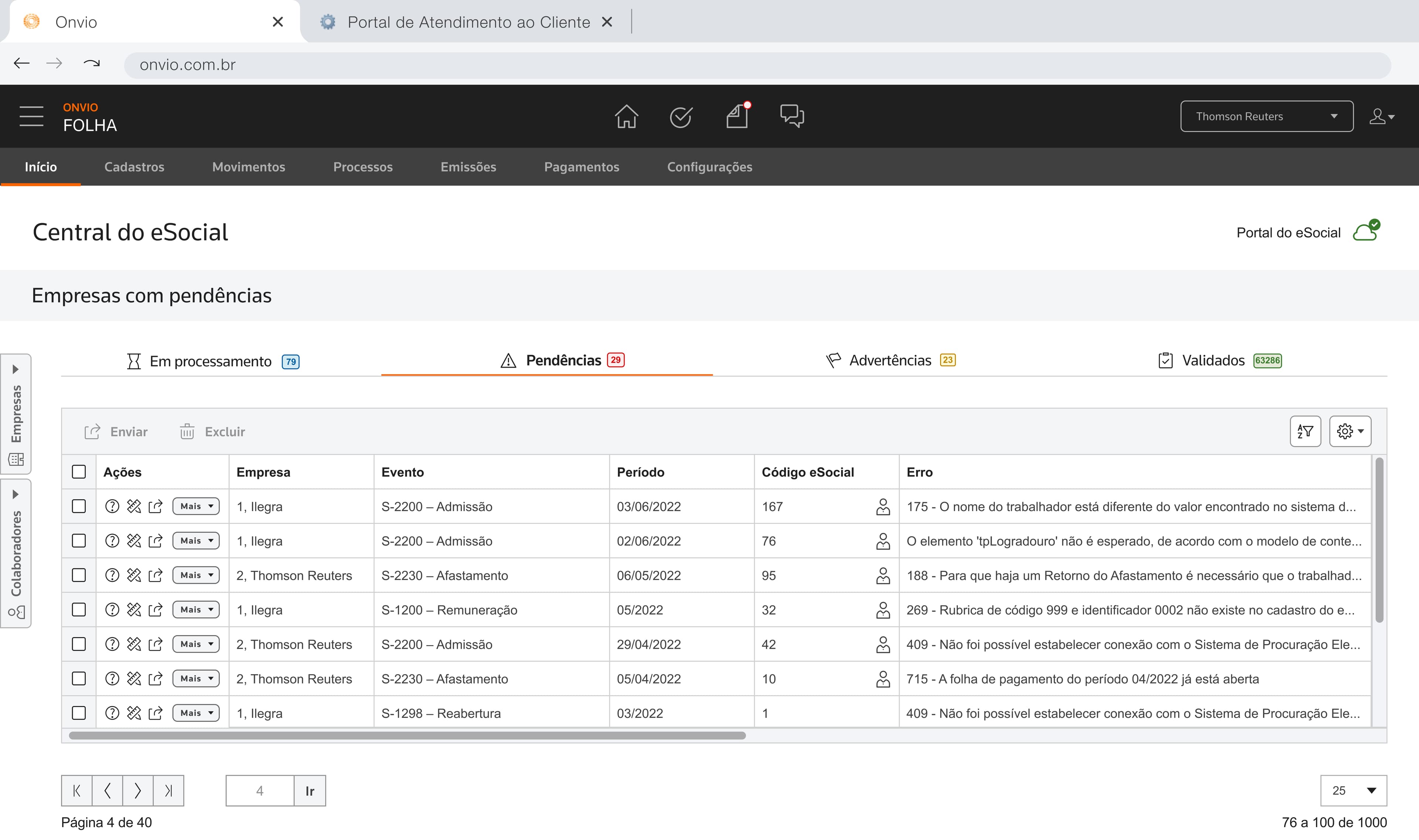 Starting screen for usability test activity 03: Accessing employee information